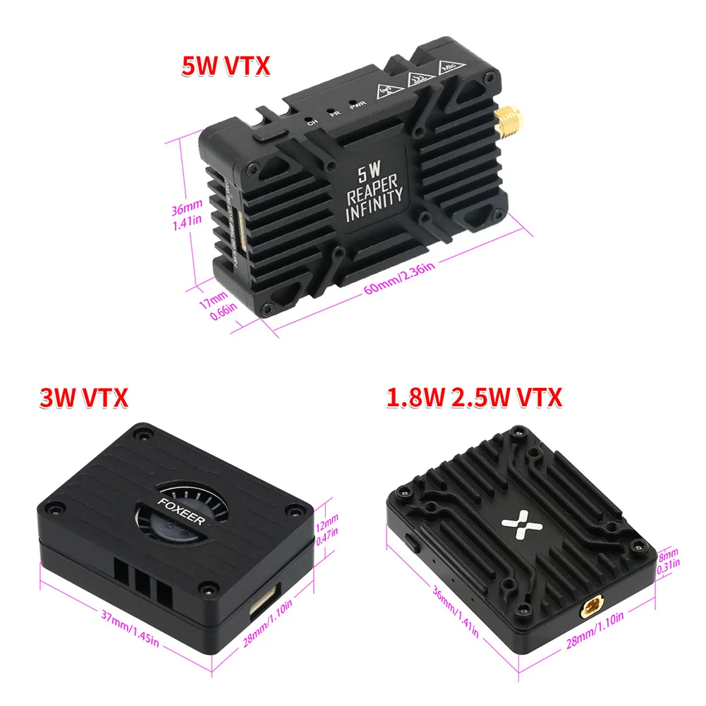 폭시어 리퍼 익스트림 V2 5.8GHz 3W 72채널  - Foxeer Reaper Extreme 2.5W Vtx 리뷰 및 가격